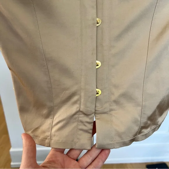 La Perla Corset with Gold Hardware and Lace Back - Picture 11 of 14